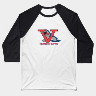 Defunct Vermont Expos Minor League Baseball 1993 Baseball T-Shirt